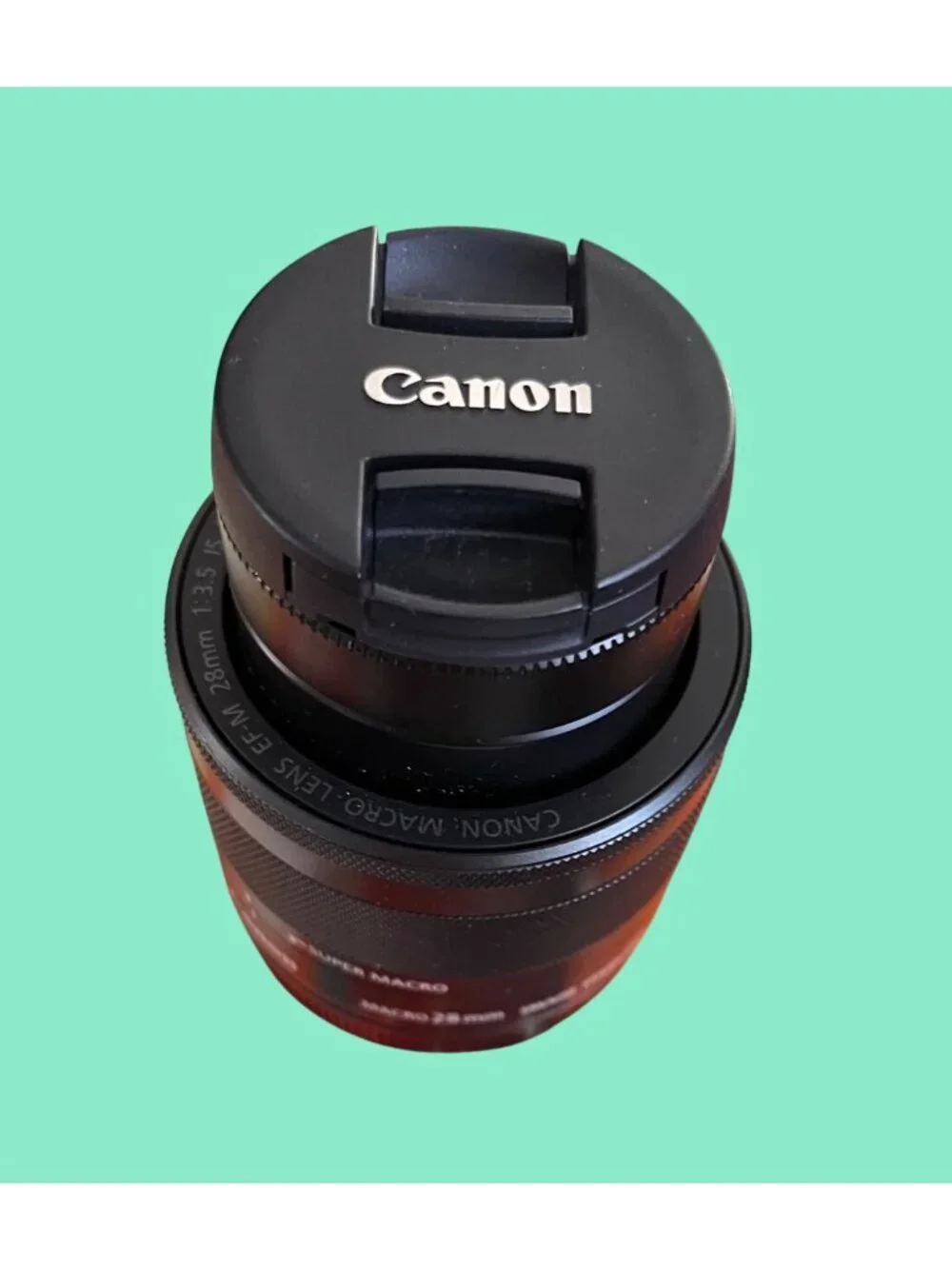 Canon EF-M 28mm f/3.5 IS STM Macro Lens With Super Macro Mode